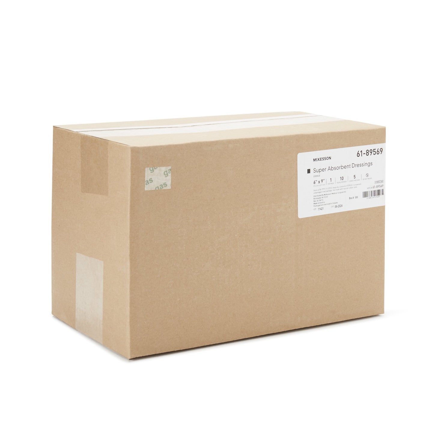 DRESSING, XTRASORB STR 6"X9" (10/BX)
