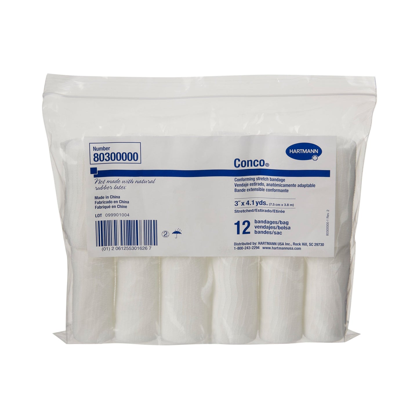 BANDAGE, CONFORM STRETCH 3"X4.1YDS (12/BG 8BG/CS)