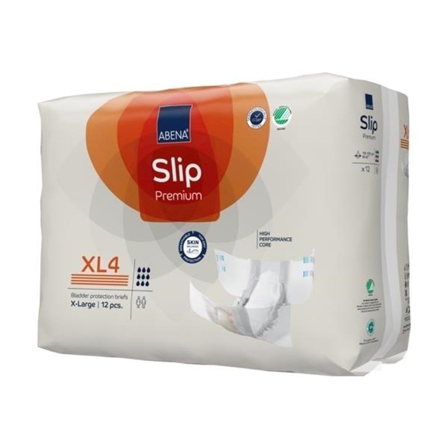BRIEF, INCONT ABENA SLIP PREM ADLT XL4 XLG (12/PK 4PK/CS)