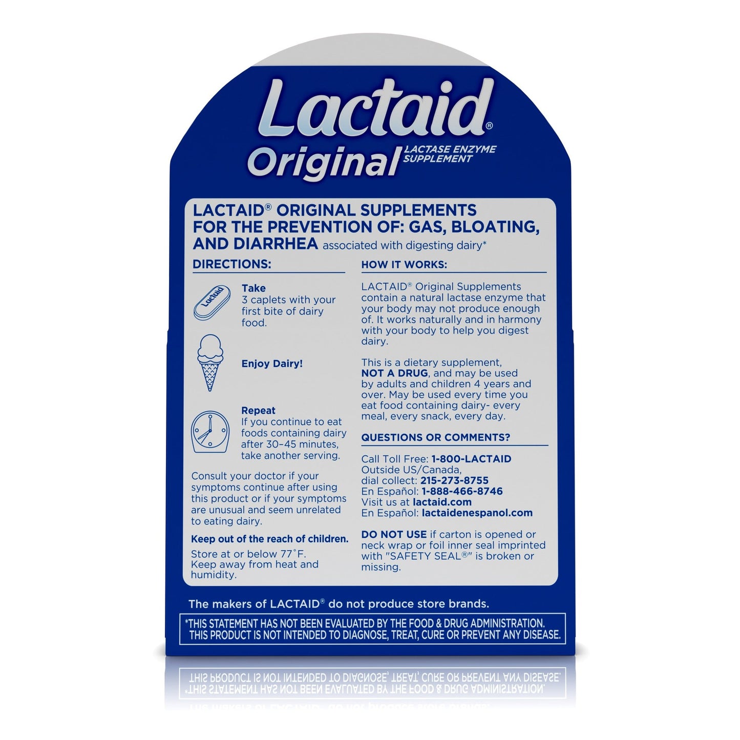 LACTAID, TAB 3300U (120/BT 24BT/CS)