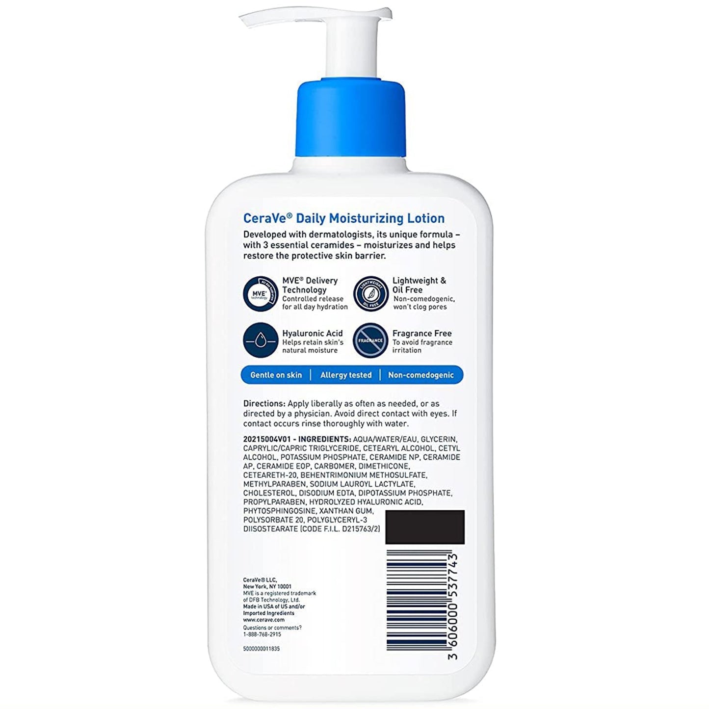 CERAVE, LOT FACIAL HYDRATING CLEANSER 12OZ