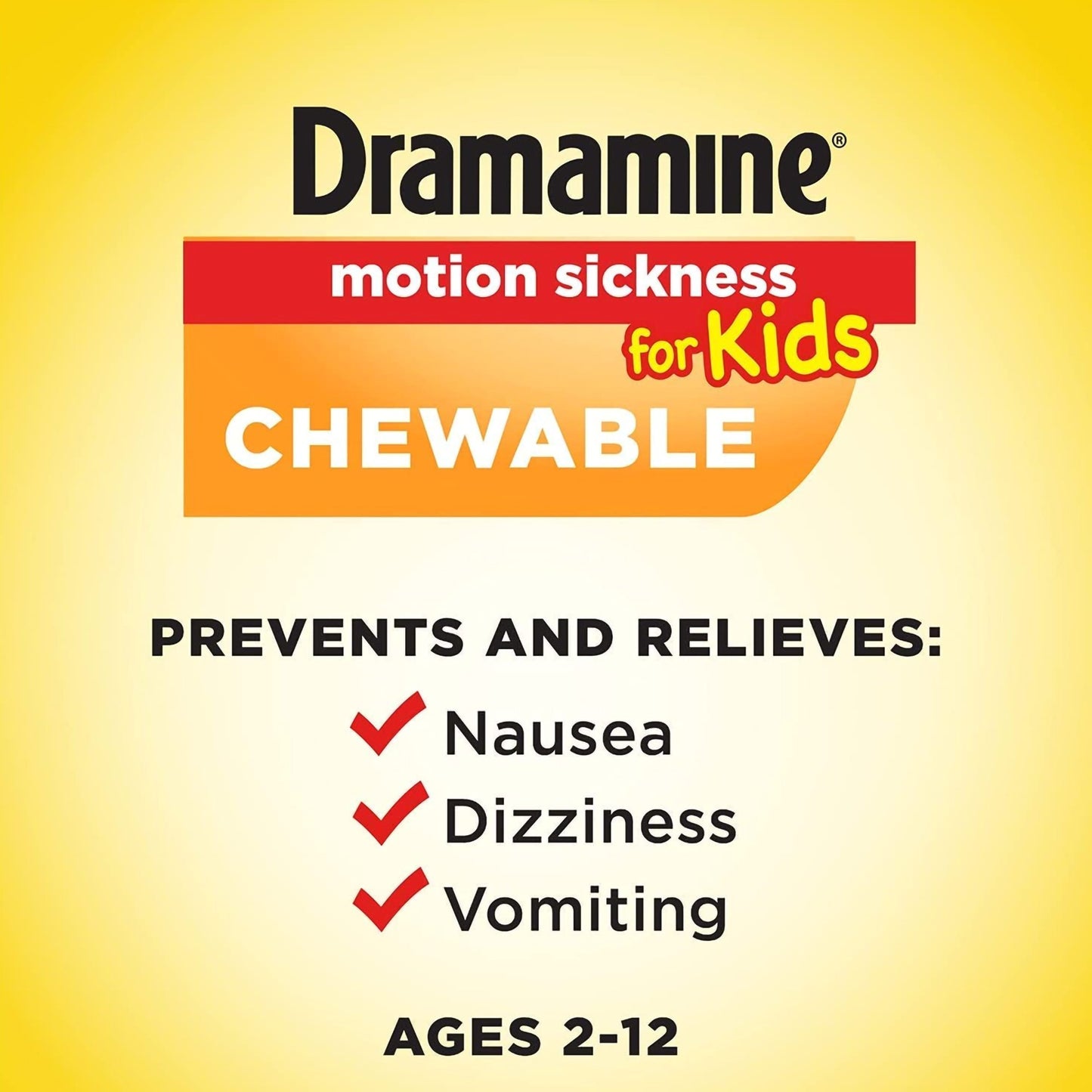 DRAMAMINE, TAB CHEW F/KIDS GRAPE (8/BX)