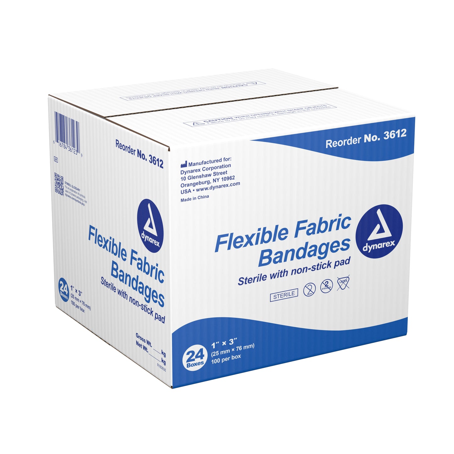 BANDAGE, ECON ADHSV STR 1"X3" (100/BX 24BX/CS)