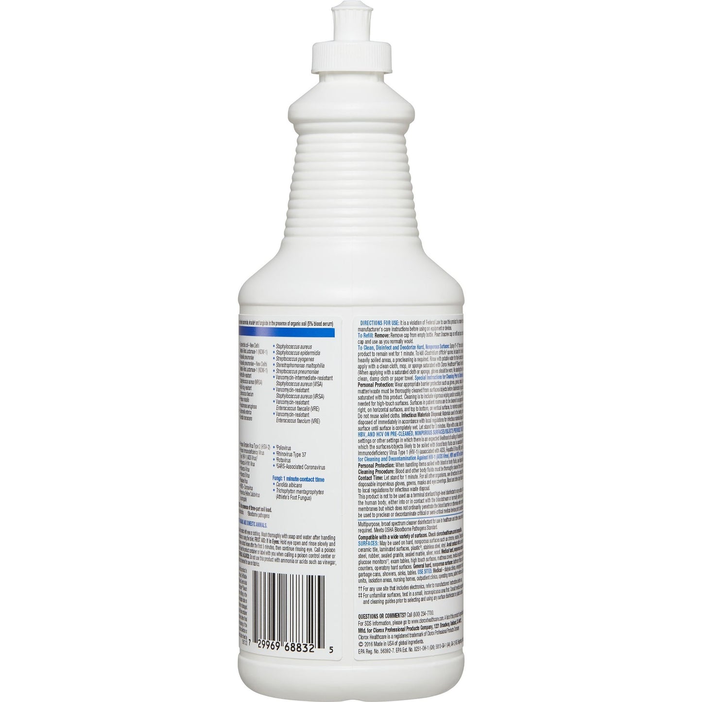 CLEANER, CLOROX DISPATCH DISINF PUSH/PULL 32OZ (6/CS) SALFLD