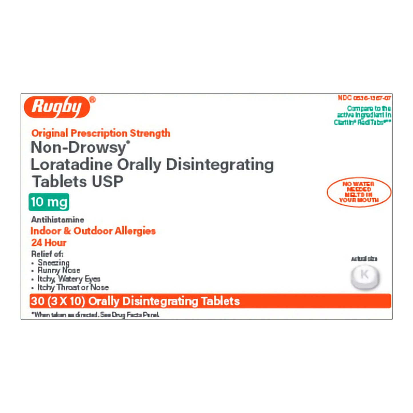 LORATADINE ODT, TAB 10MG (30/CT)