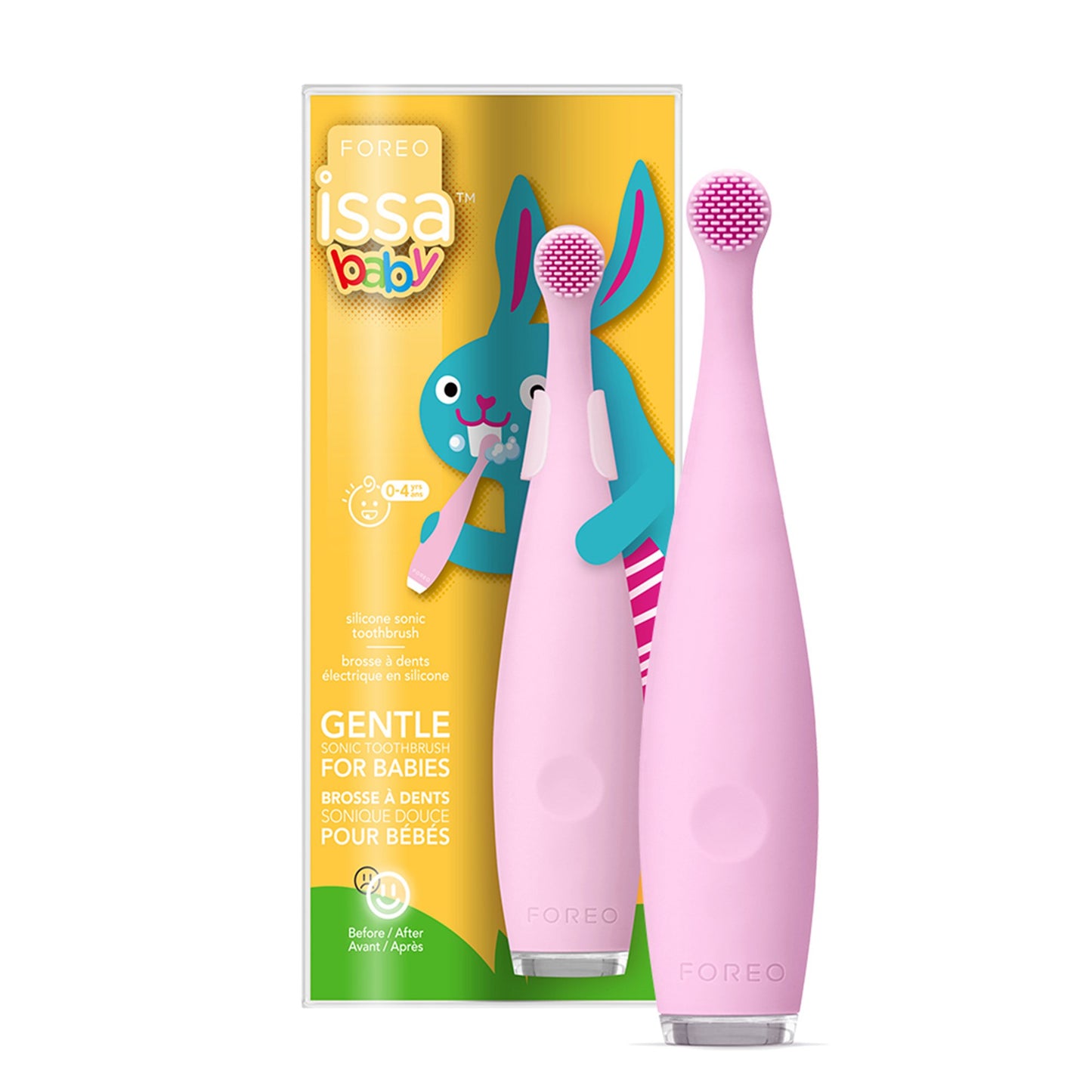 TOOTHBRUSH, BABY SONIC BUNNY PEARL PNK