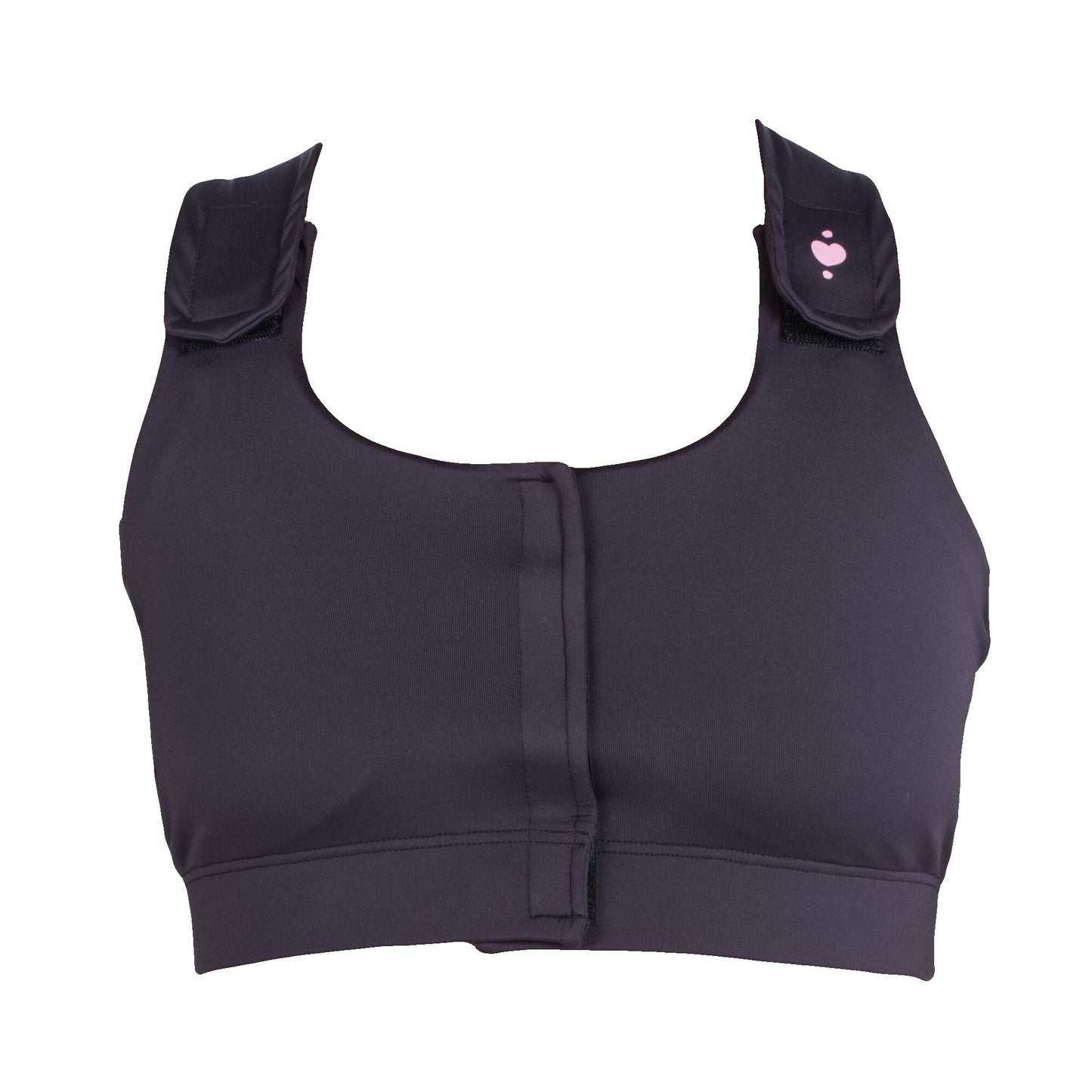 BRA, PST-OP SERENA W/PCKT PUFFADJ STRAP BLK XLG (36/CS)