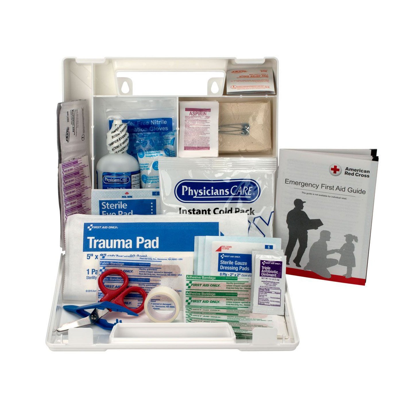 FIRST AID KIT, 25 PERSON 106PC(10/CS) FRSTAD