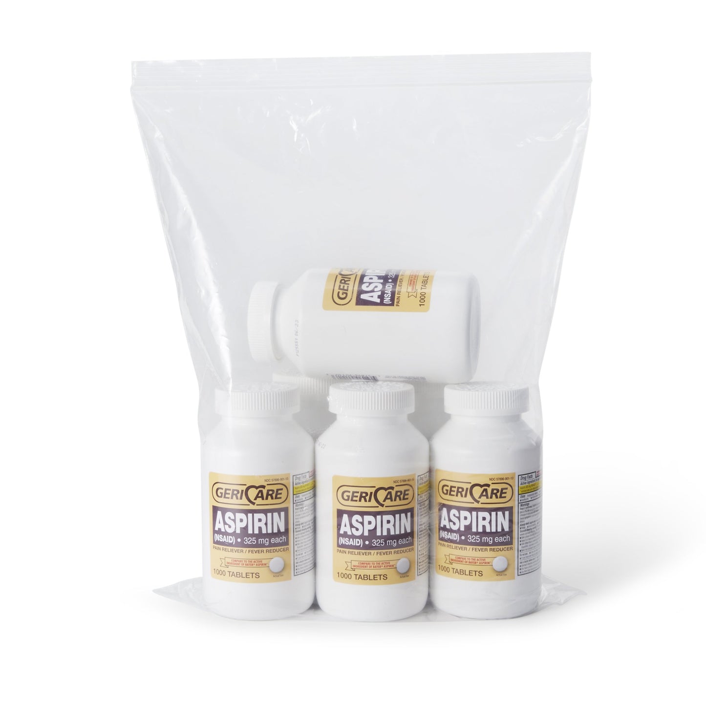 ASPIRIN, TAB 325MG (1000/BT 12BT/CS)