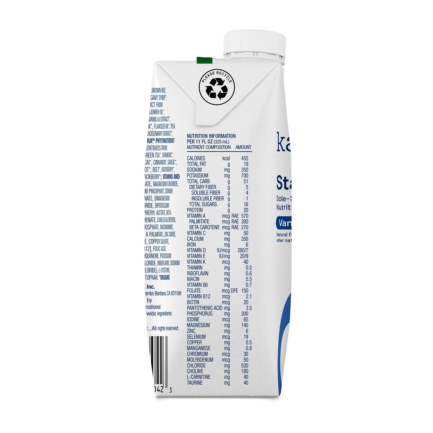 SUPPLEMENT, STANDARD 1.4 VANILLA 11 FL OZ 325ML (12/CS)