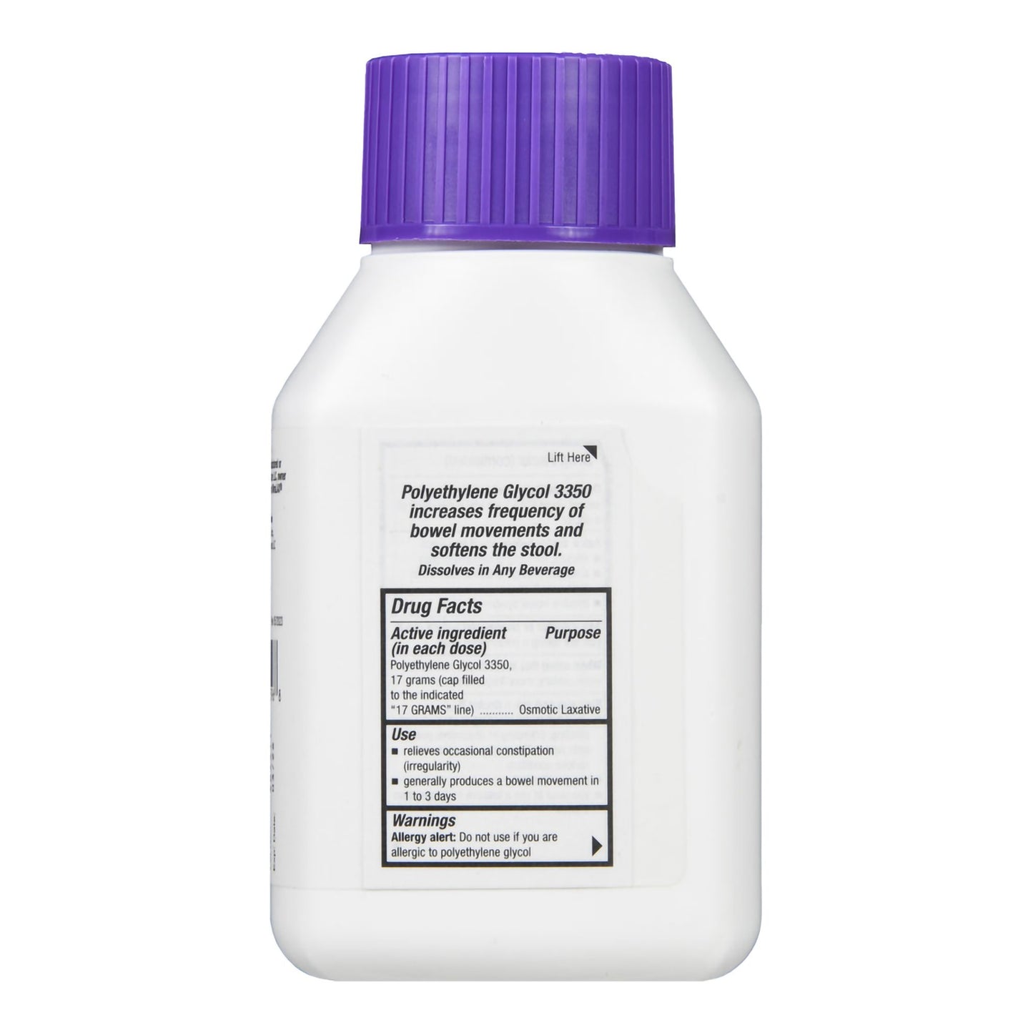 POLYETHYLENE GLYCOL, PDR FT 8.3OZ