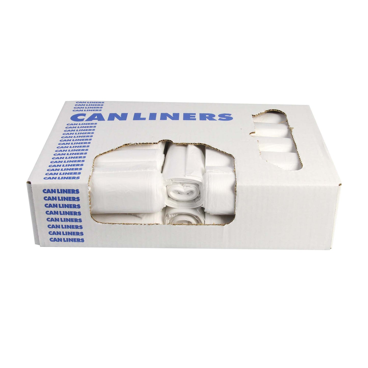 LINER, TRASH WHT .90MIL 23X10X39 SPR TUF (150/CS)
