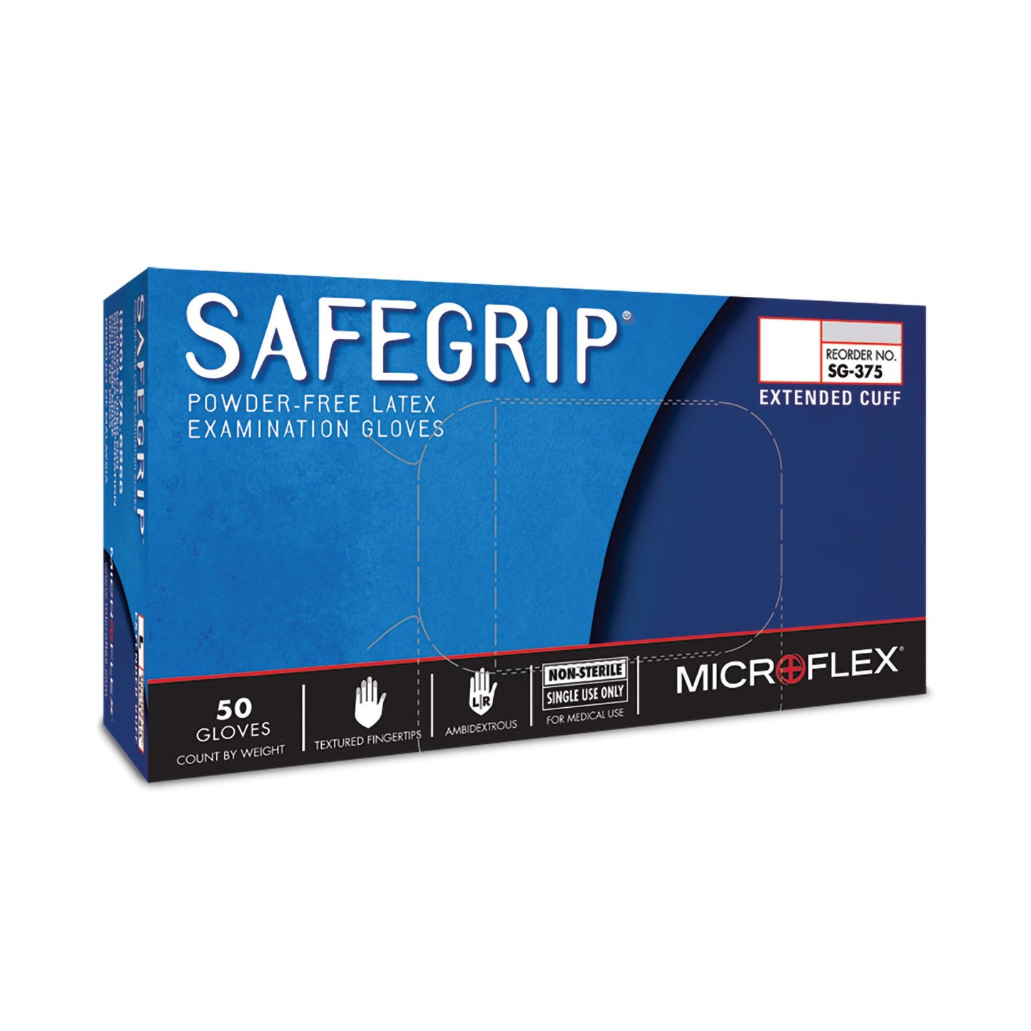 GLOVE, EXAM LTX SM N/S EXTCF (50/BX 10BX/CS)