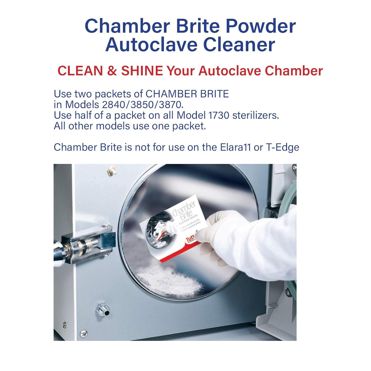 CLEANER, AUTOCLAVE CHAMBER BRITE (10/BX)