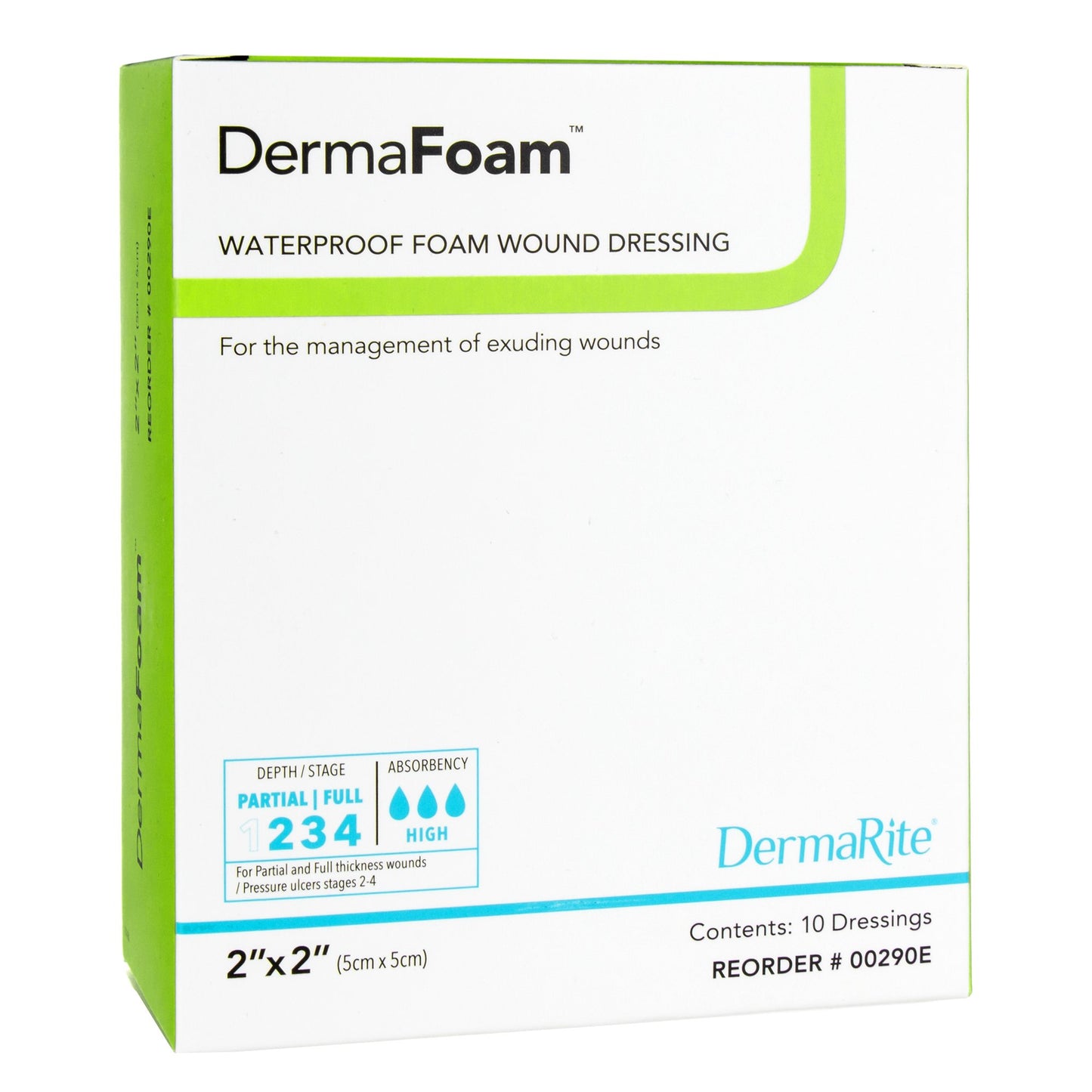 DRESSING, DERMAFORM 2"X2" (10/BX)