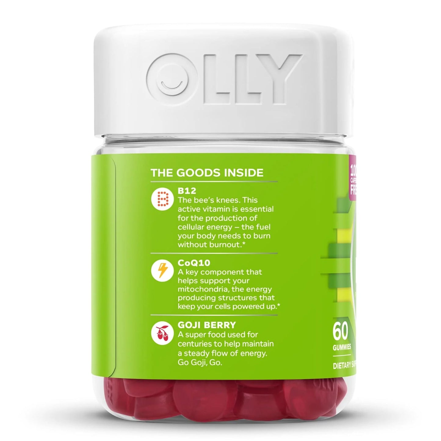 OLLY, GUMMY DAILY ENERGY TROPICAL PASSION (60/BT)