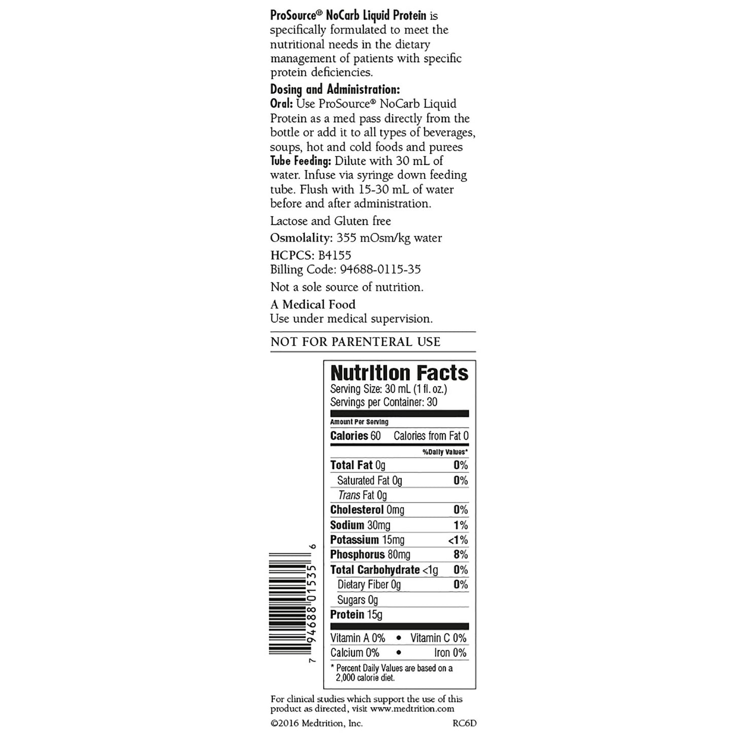 PROSOURCE NO CARB, BERRY (4/CS) EC