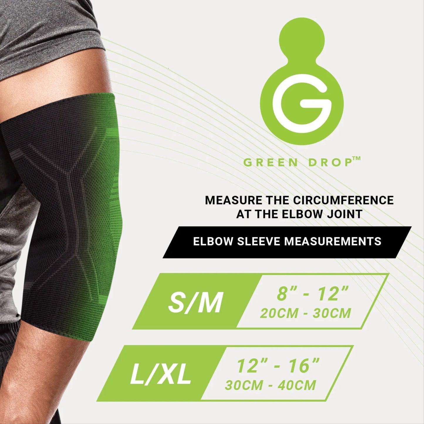 SLEEVE, ELBOW COMPRSN INFUSED BLK SM/MED (48/CS)