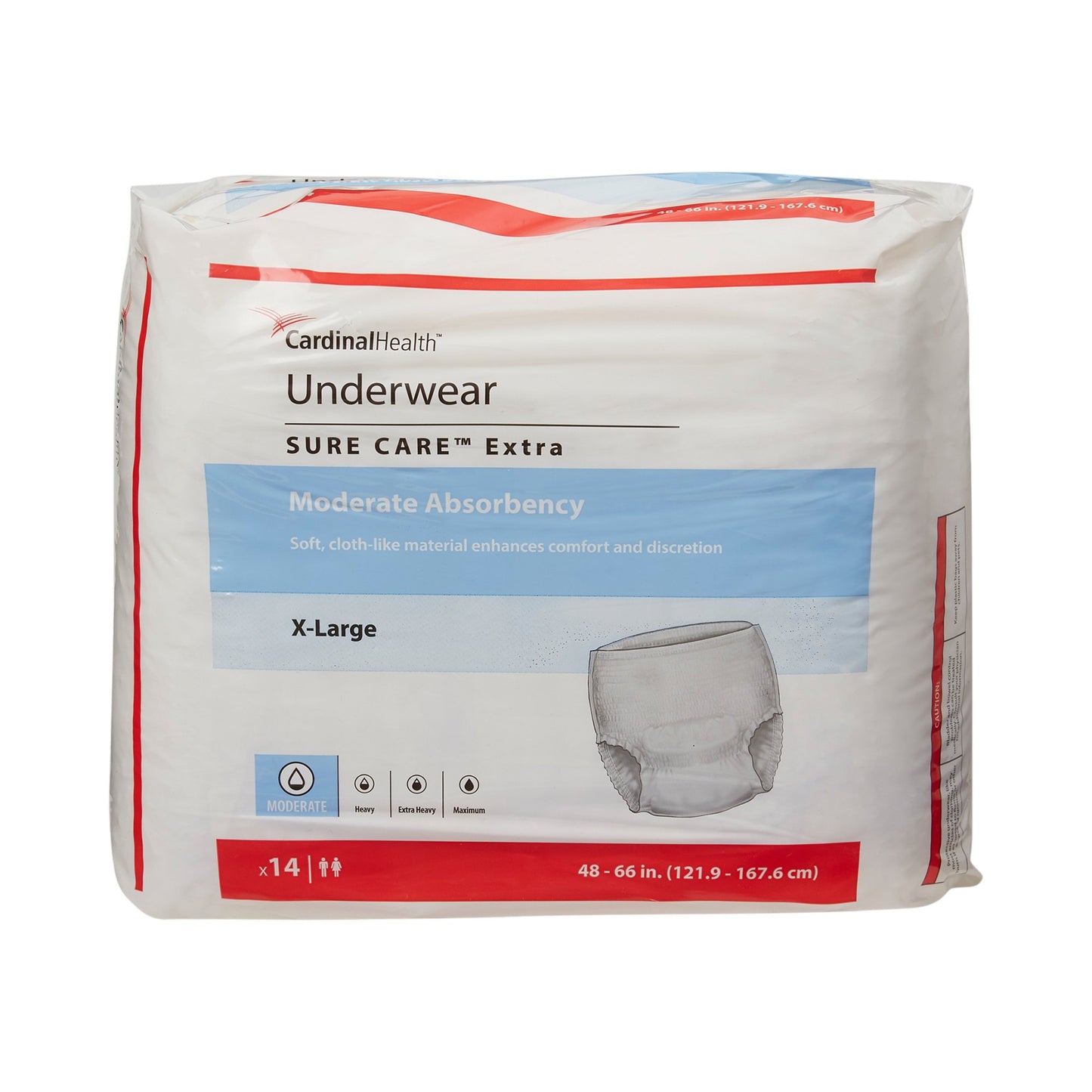 UNDERWEAR, INCONT PROT XLG (14EA/BG 4BG/CS) KENICO