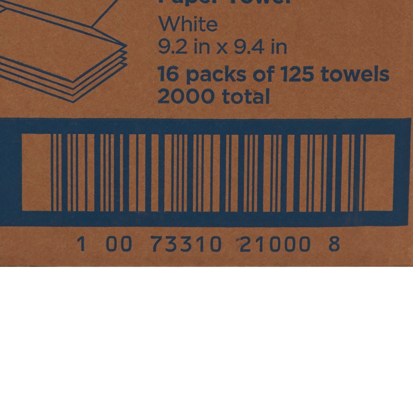 TOWEL, PAPER MULTI-FOLD 2PLY WHT (125/EA 16EA/CS)