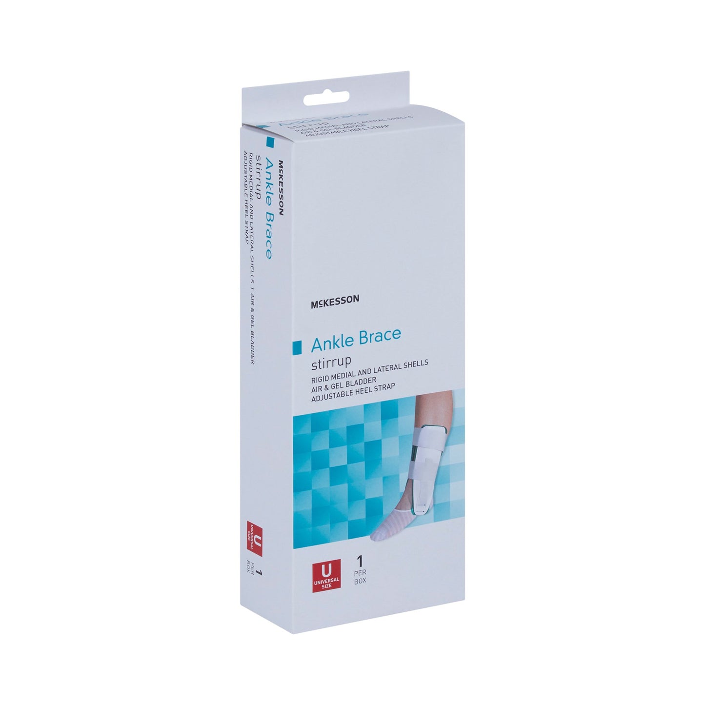 ANKLE BRACE, AIR STIRRUP GEL UNIVERSAL REG 10"