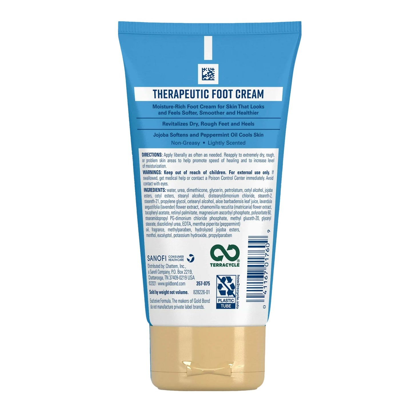GOLD BOND, CRM FOOT THERAPEUTIC 4OZ