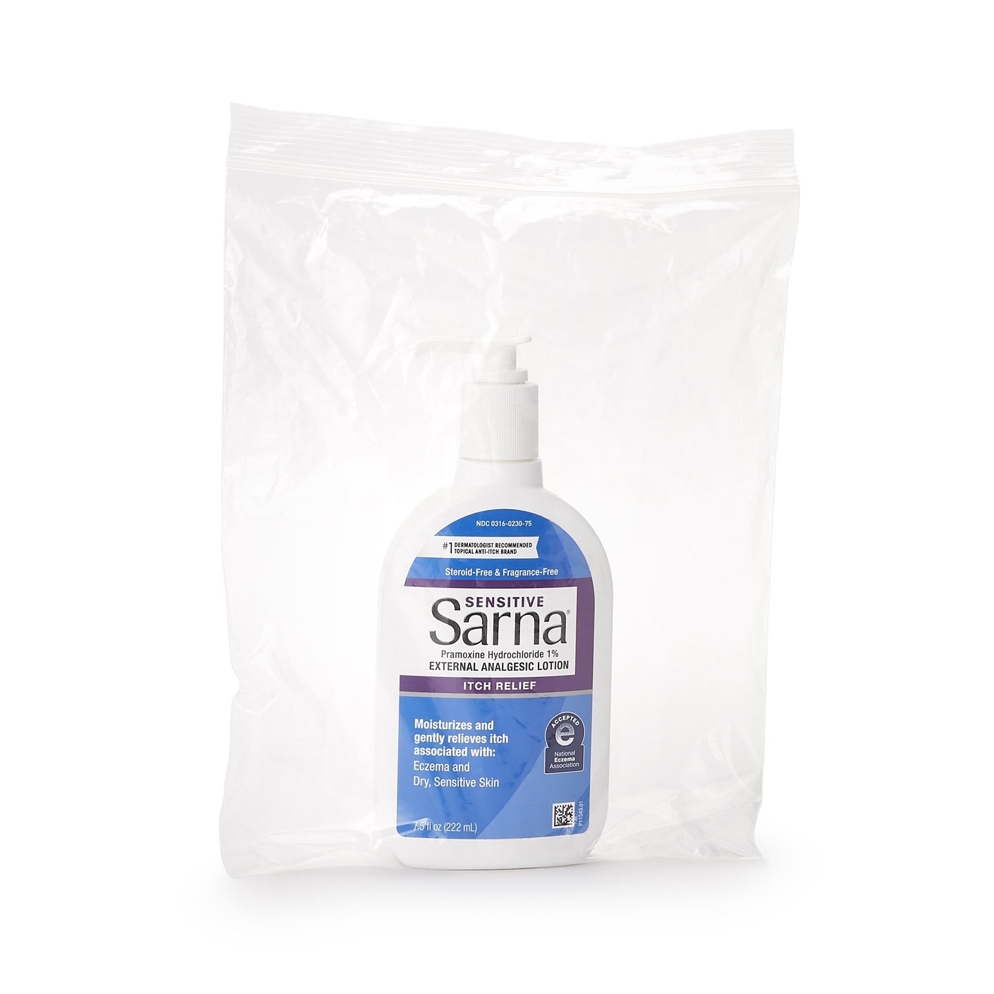 SARNA SENSITIVE, LOTION ANTI-ITCH 1% 7.5OZ