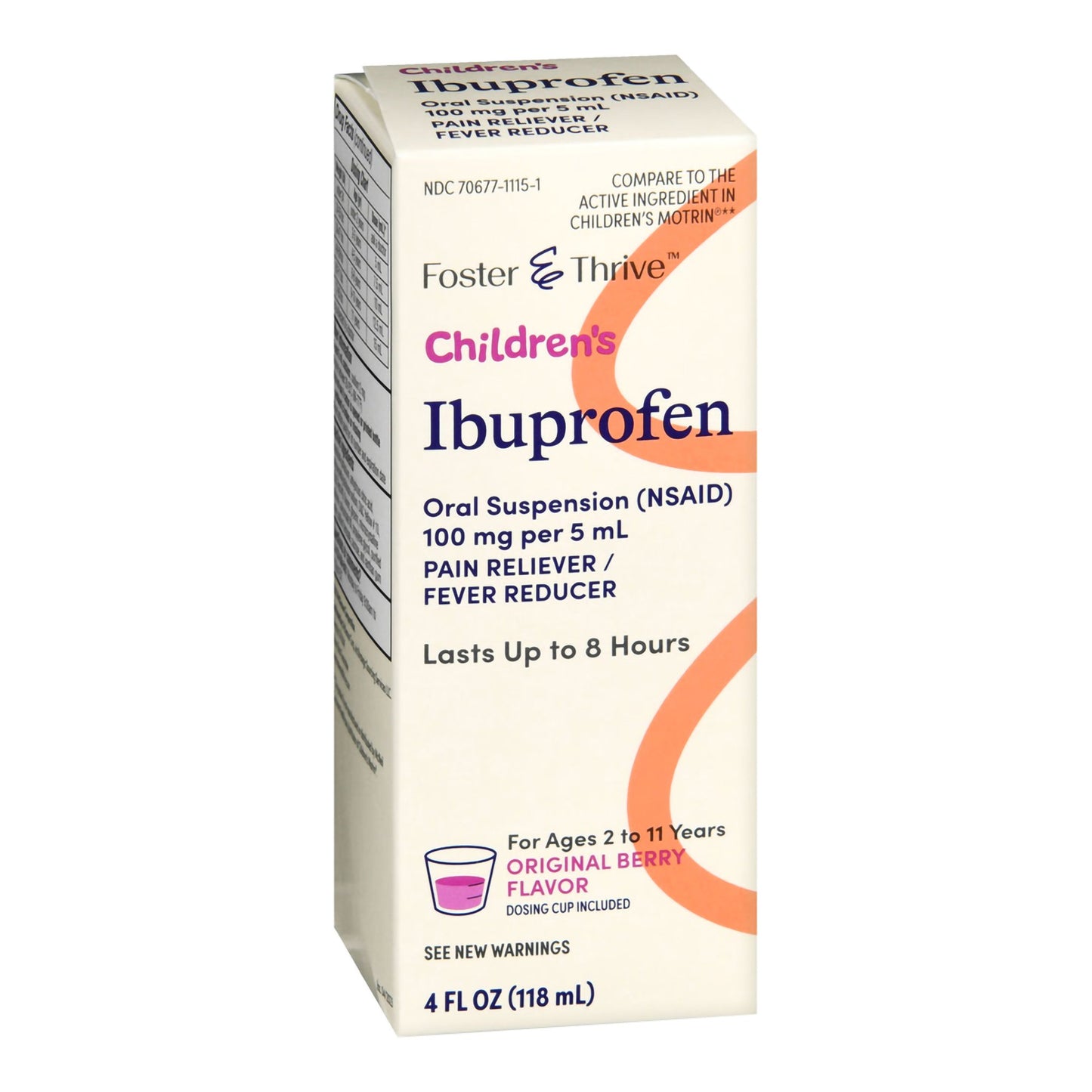 IBUPROFEN, SUSPN ORAL FT CHLD BERRY 4OZ