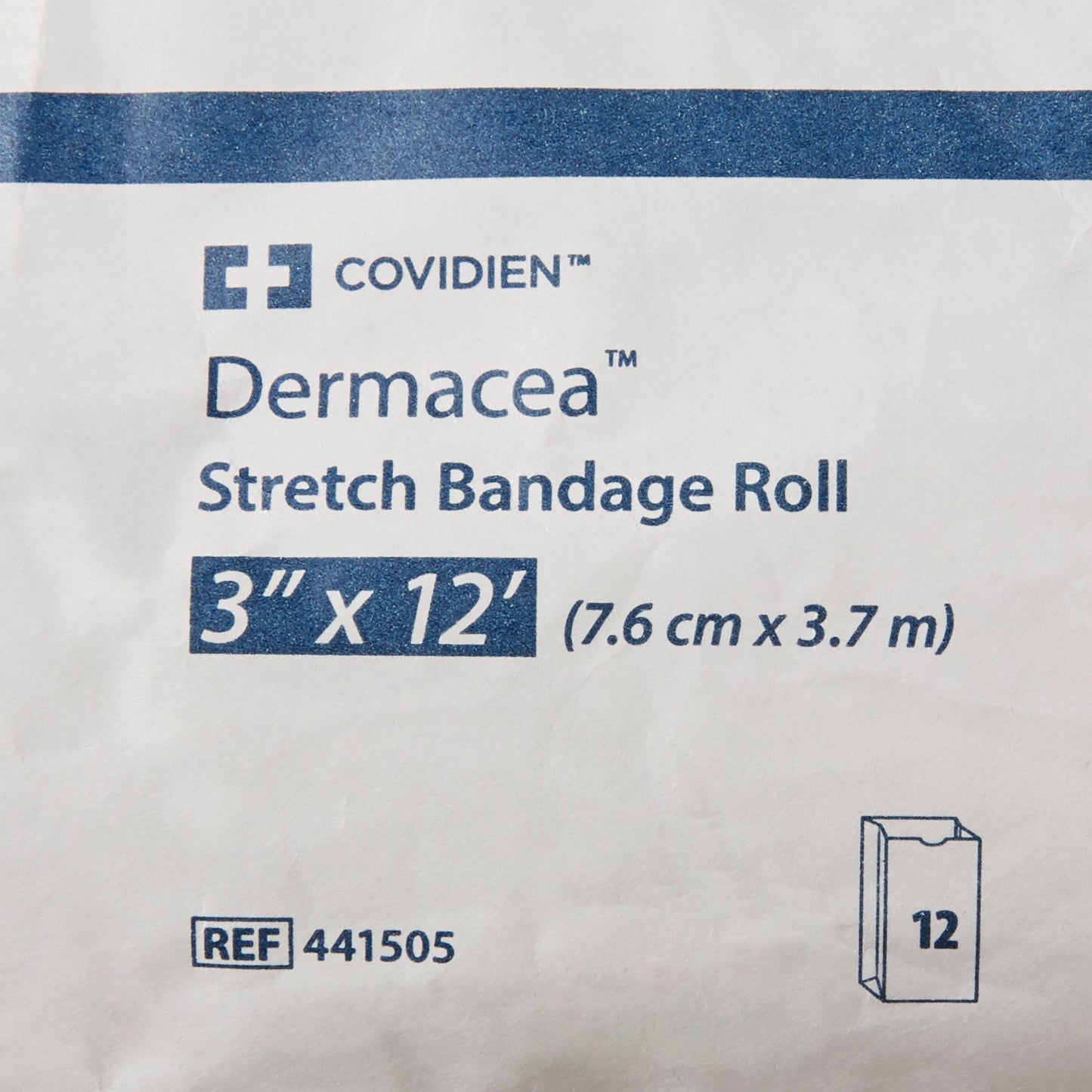 DRESSING, DERMACEA STRCH STR 3"X75" (12/BG 8BG/CS)