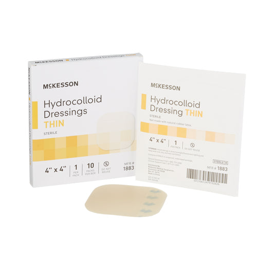 DRESSING, HYDROCOLLOID THIN STR 4"X4" (10/BX 20BX/