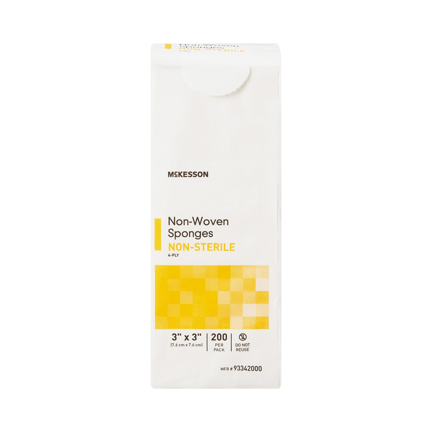 SPONGE, N/WOVN 3"X3" N/S (200/PK 20PK/CS)