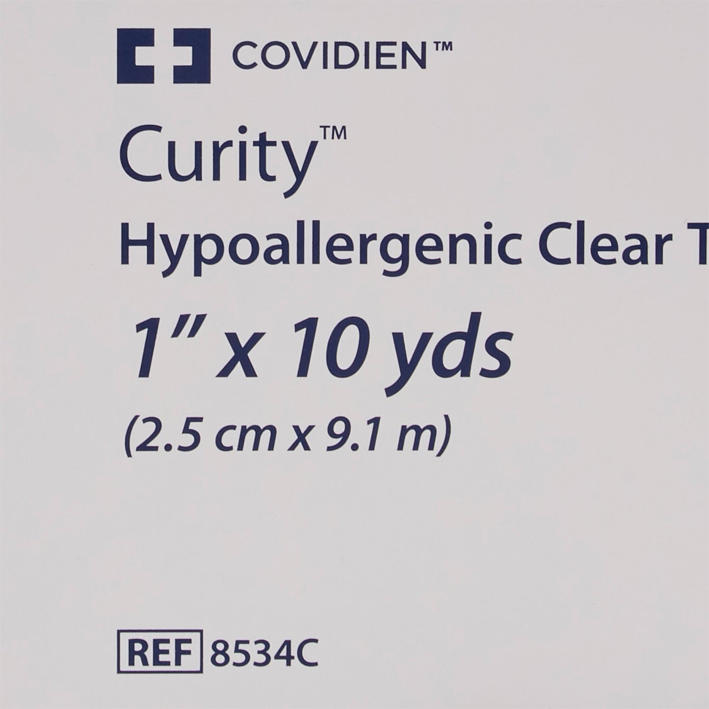 TAPE, ADHSV CLR 1"X10YDS (12/BX 10BX/CS) KENDAL