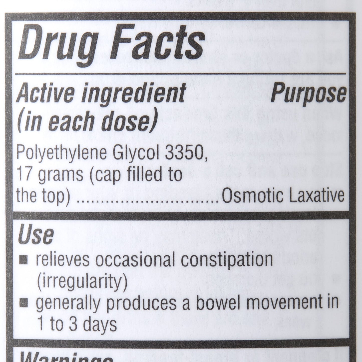 POLYETHYLENE GLYCOL, PDR 14DOSE 8.3OZ (12/CS)