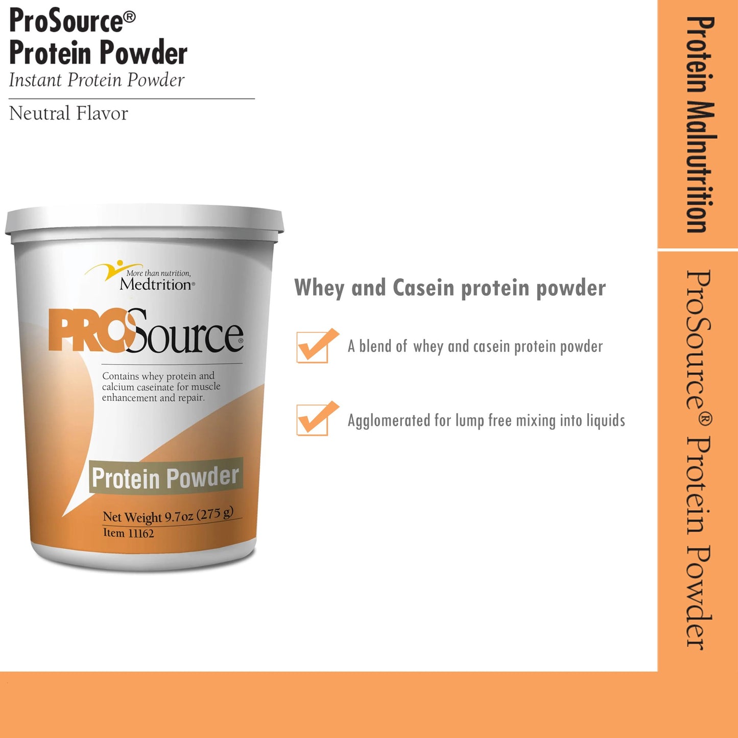 PROSOURCE PROTEIN, PDR 9.7OZ (6/CS)