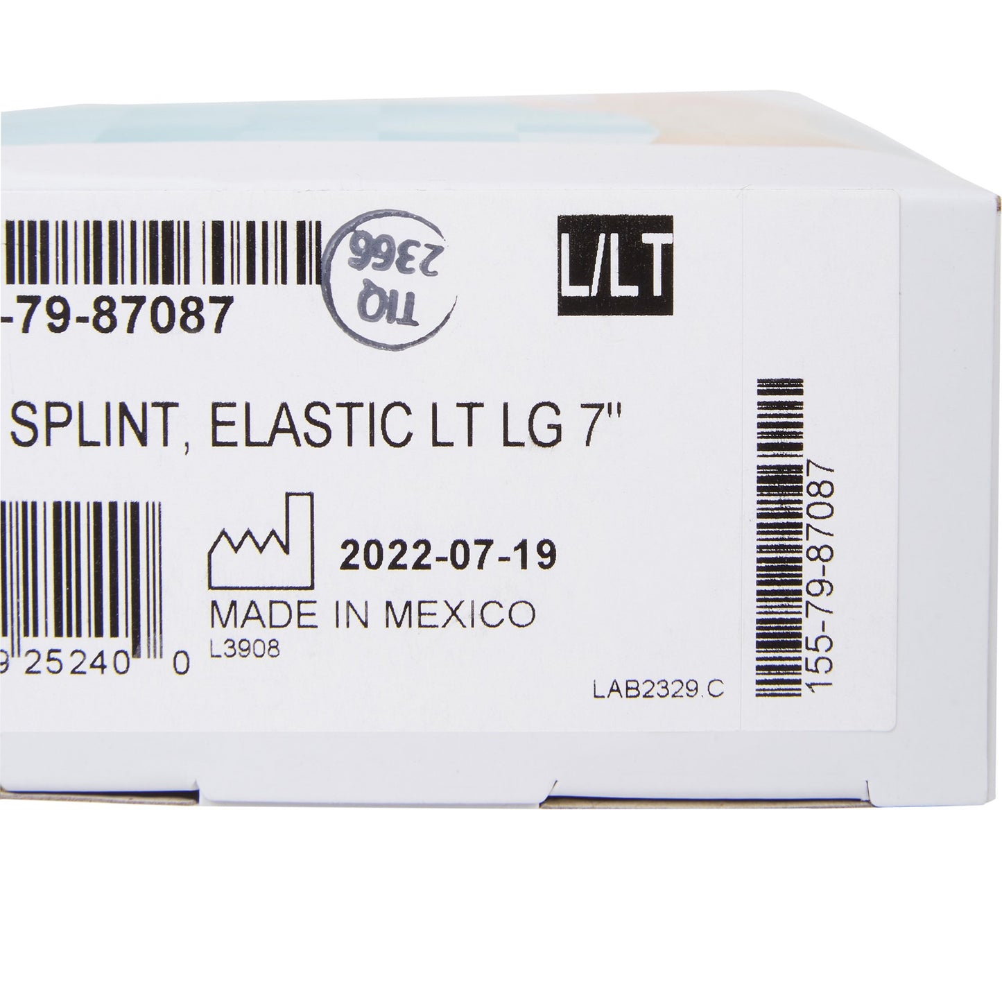 WRIST SPLINT, ELAS LT LG 7"