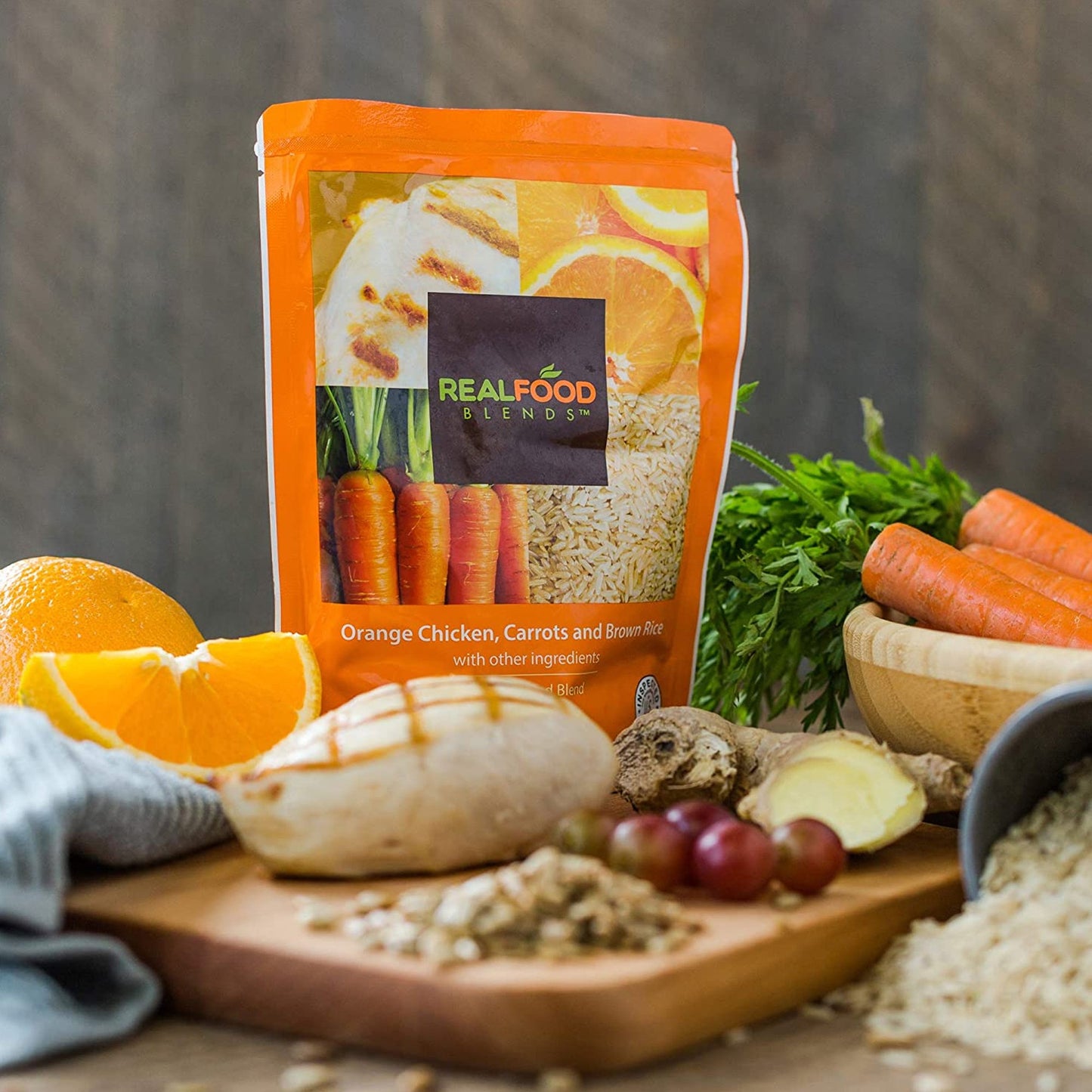 ENTERAL FEEDING, CHICKEN/BROWNRICE & CARROTS (12/CS)