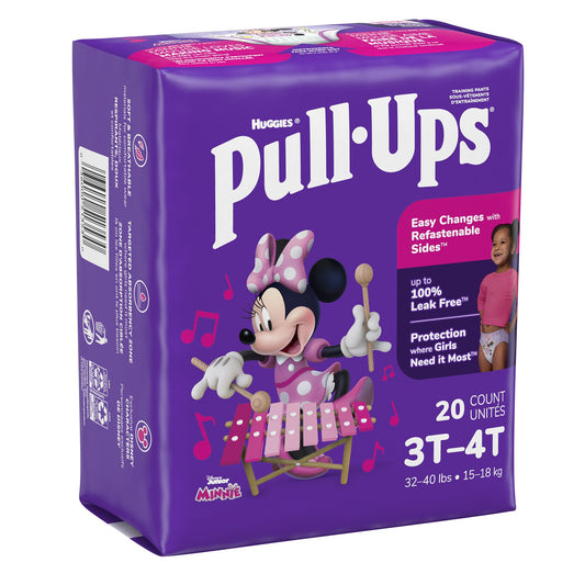 PANTS, TRAINING PULL-UPS LEARNING DESIGN GIRL 3T-4T (20/PK 4