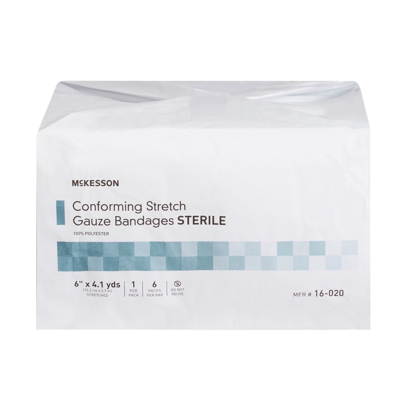 BANDAGE, CNFRM STR 6"X4.1YDS (1/PK 6PK/BG 8BG/CS)