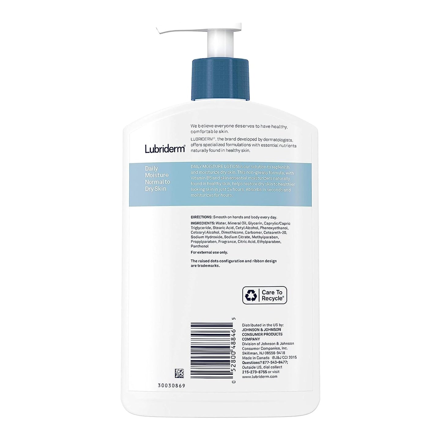 LUBRIDERM, LOT DAILY MOISTURE 16OZ