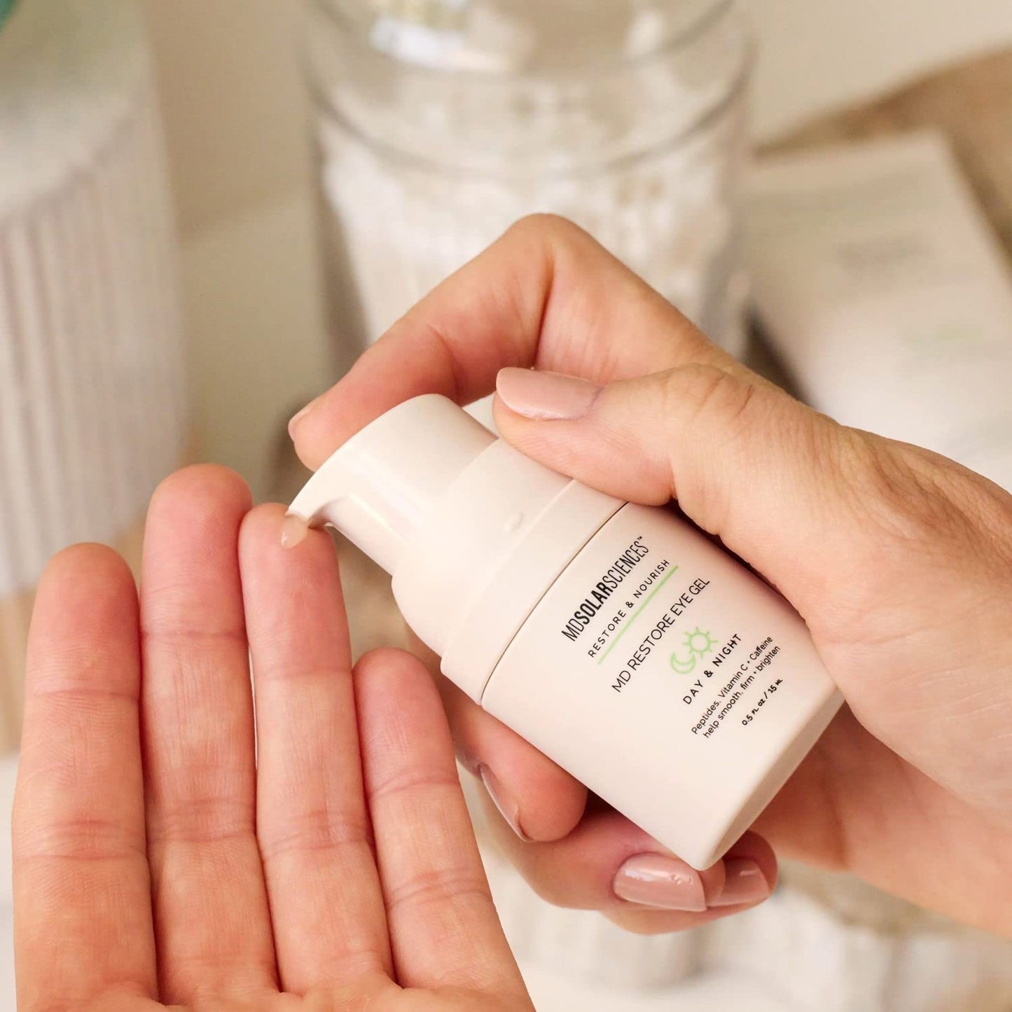 GEL, EYE MD RESTORE 0.5OZ (6/PK 8PK/CS)