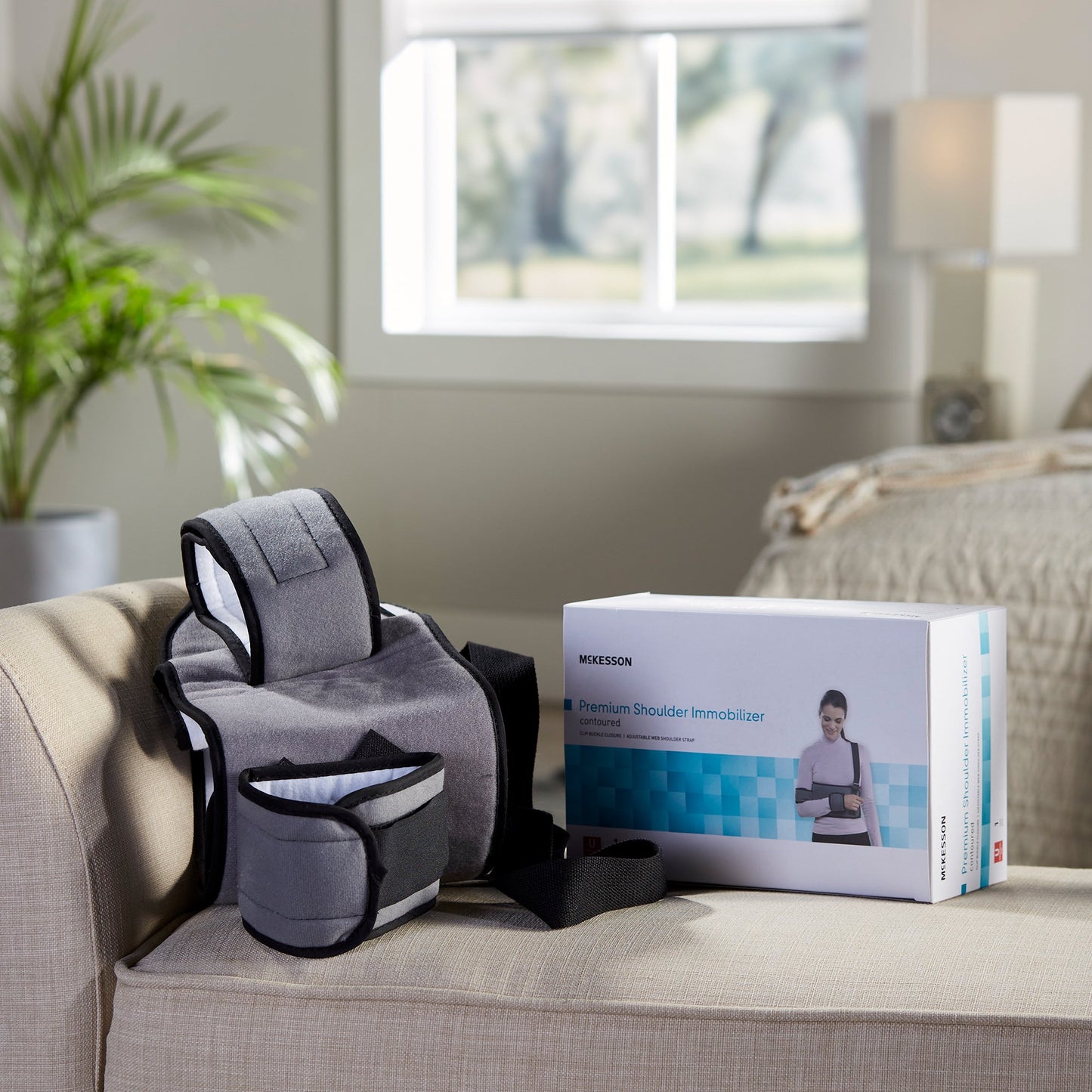 SHOULDER IMMOBILIZER, CONTOURED PREMIUM UNIVERSAL