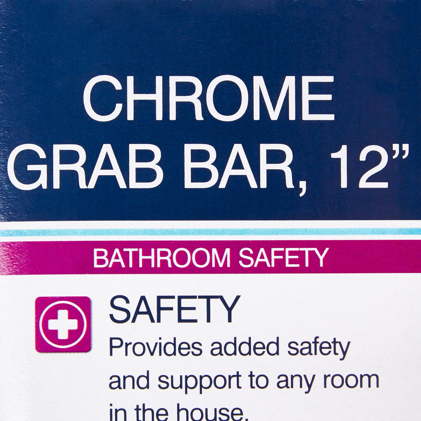 BAR, GRAB KNURLED 12" CHROME (3/BX)