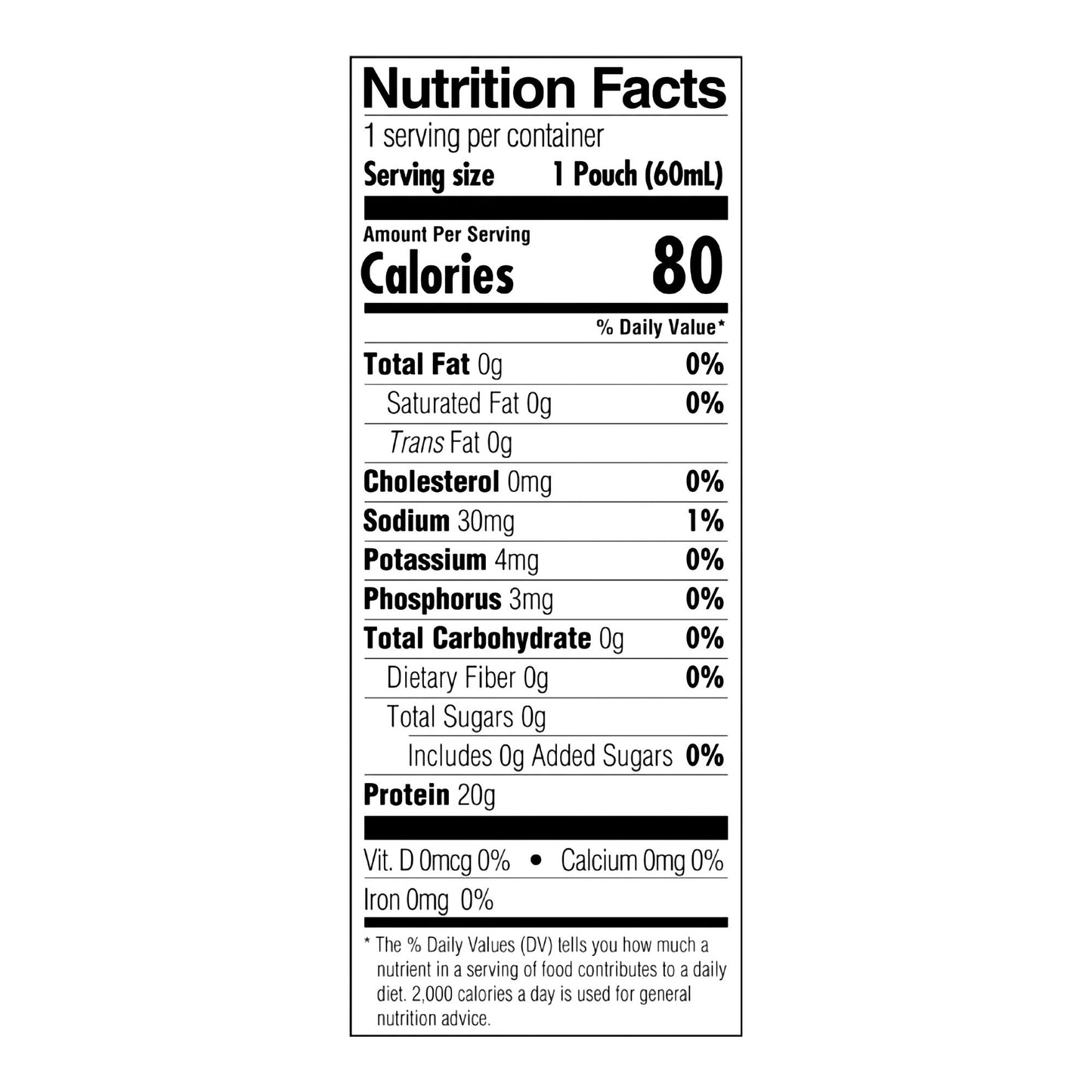 SUPPLEMENT, PROTEIN PROSOURCE TF20 PCH 60ML (60/CS)