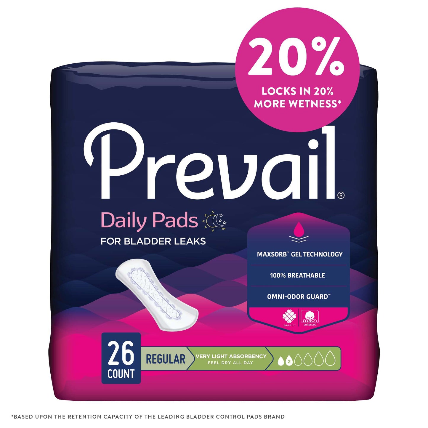 PAD, PREVAIL VERY LIGHT (26/BG12BG/CS)