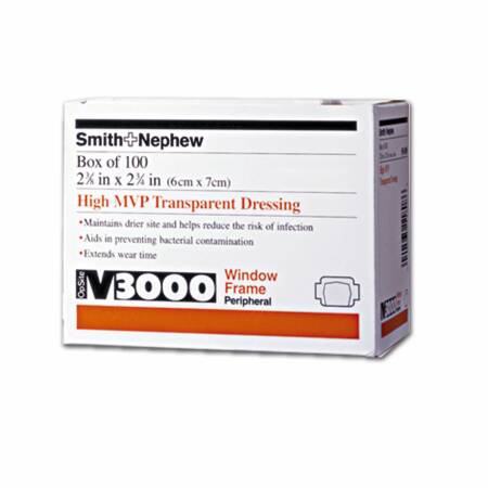 DRESSING, OPSITE IV30000 TRANSPARENT FILM 12X9CM (50/BX 10BX