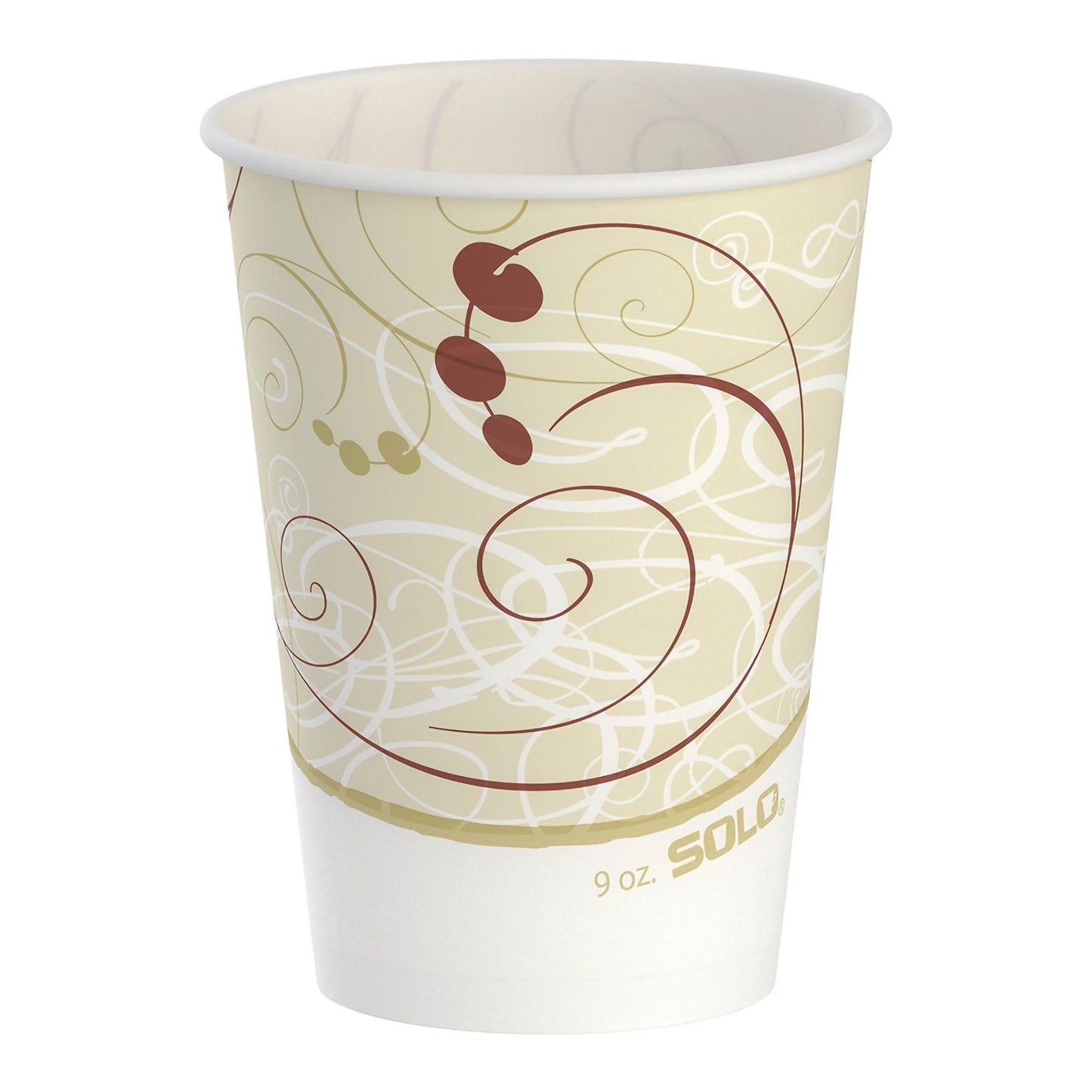 CUP, PAPER COLD SYMPHONY WAXD 9OZ (100/SL 20SL/CS)