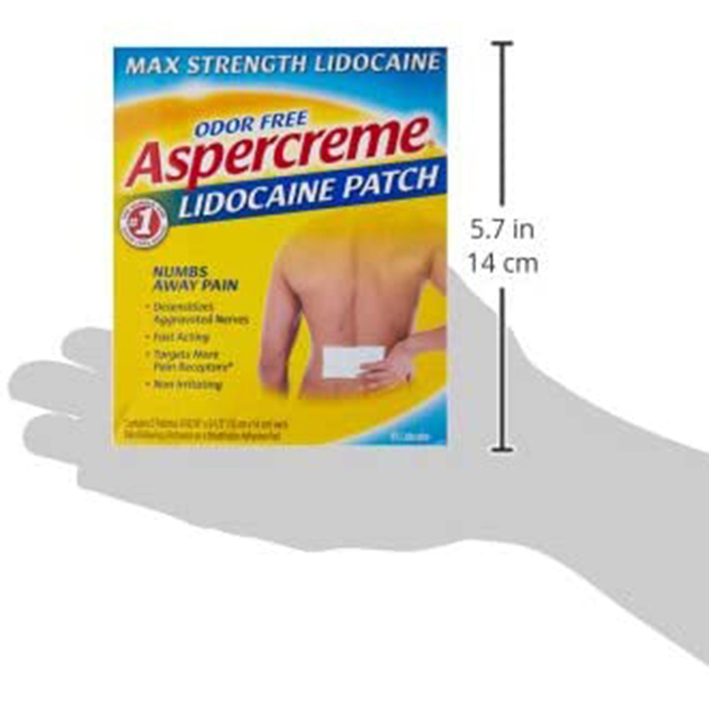 ASPERCREME, PATCH W/LIDOCAINE (5/BX)