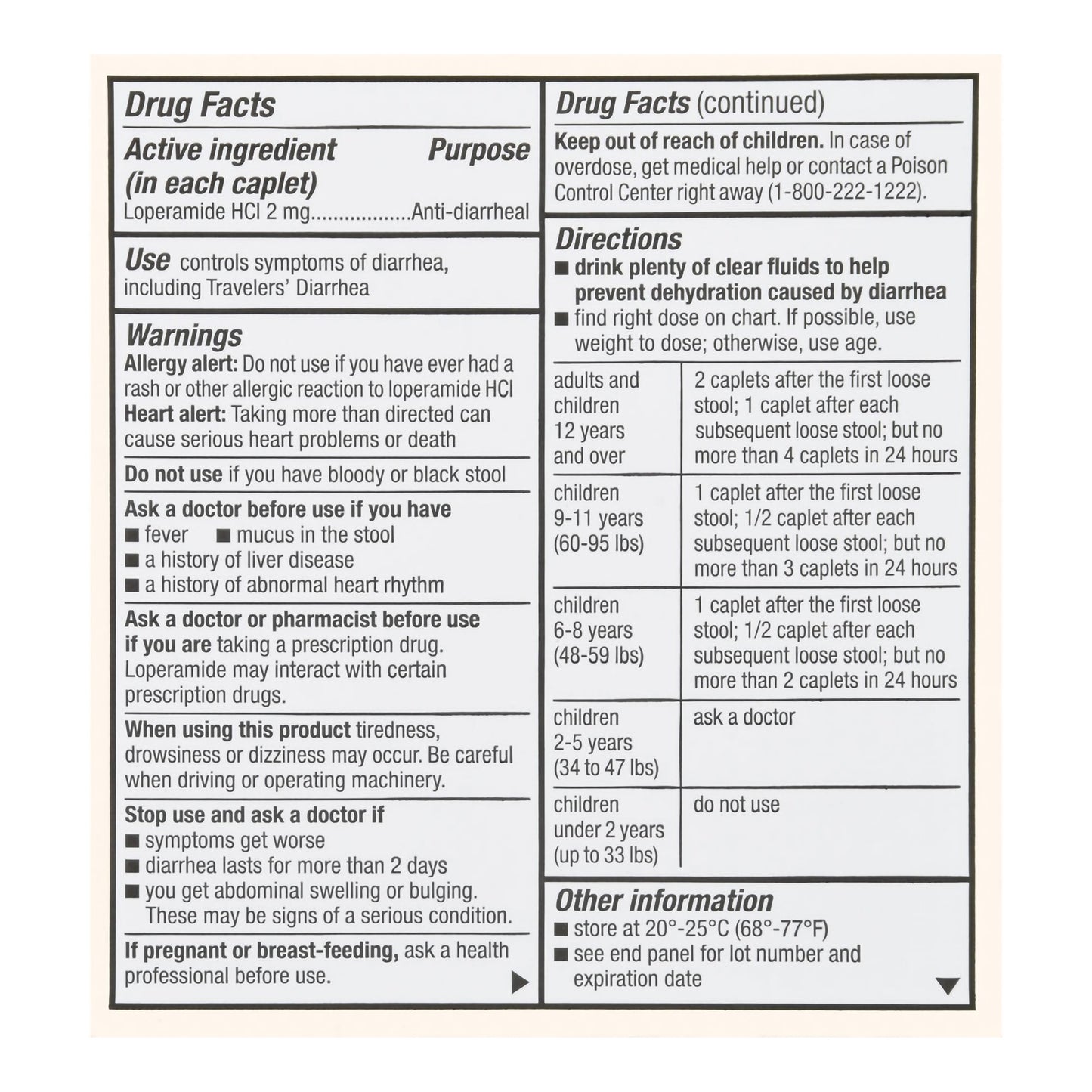 ANTI DIARRHEAL, CAPL FT 2MG (12/BX)