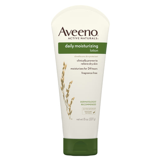 LOTION, AVEENO MOIST DAILY TUBE 8OZ (12/CS)