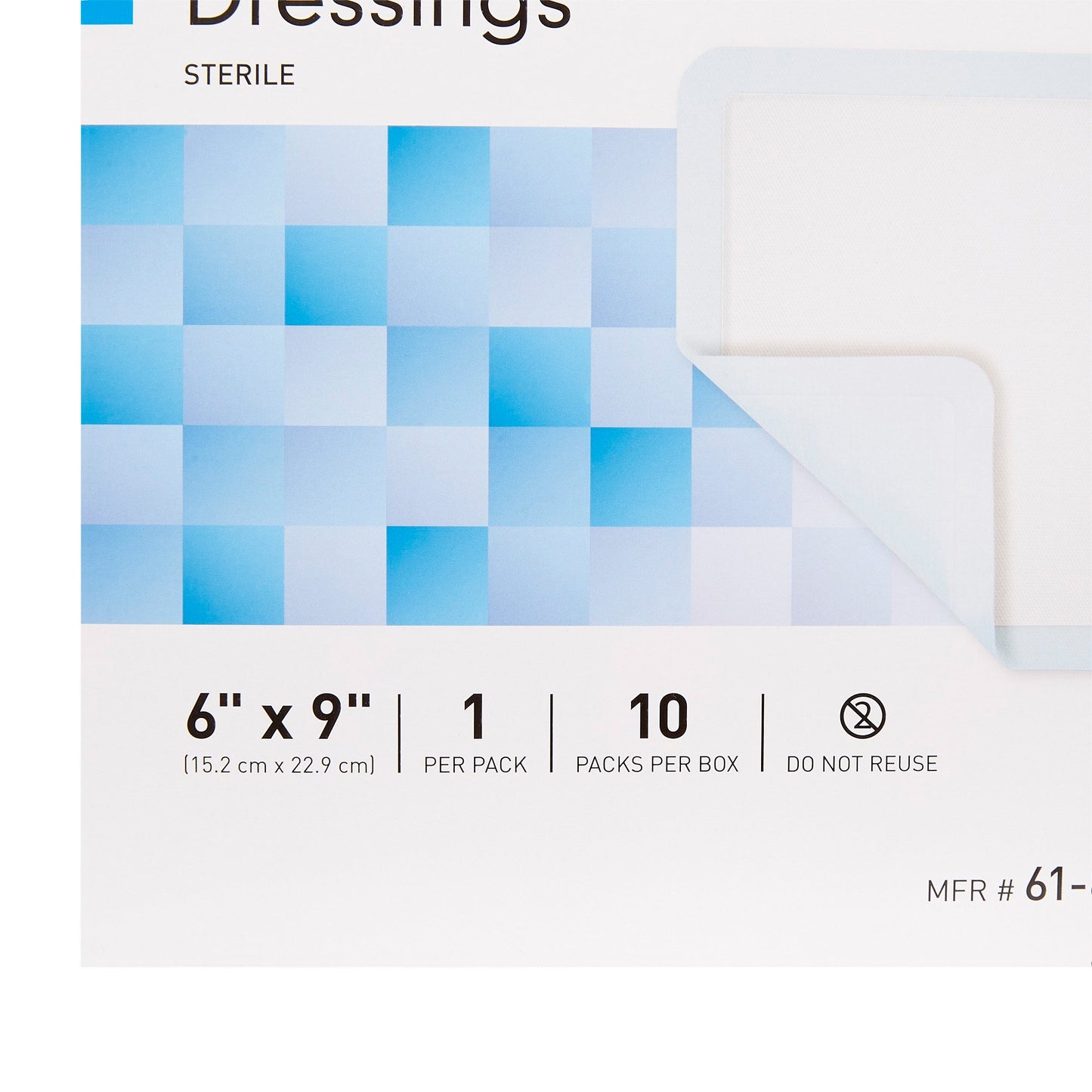 DRESSING, XTRASORB STR 6"X9" (10/BX)